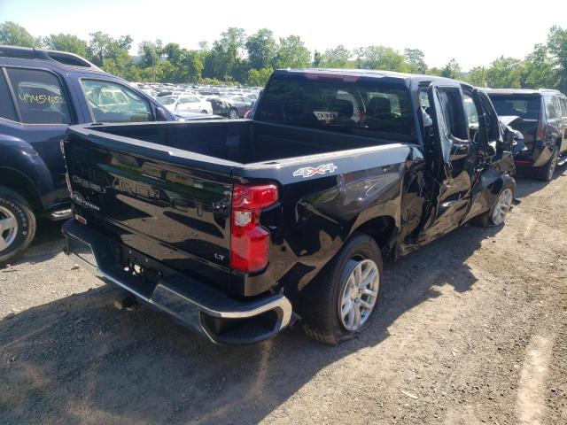 1GCPYJEK8NZ126889 - 2022 CHEVROLET SILVERADO K1500 LT-L BLACK photo 4