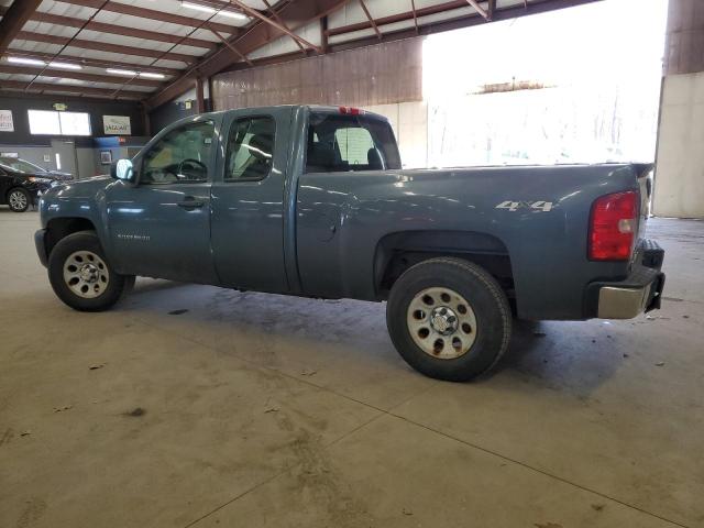 1GCSKPEA9AZ142163 - 2010 CHEVROLET SILVERADO K1500 BLUE photo 2