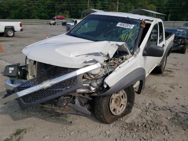 1GCDT13E078216660 - 2007 CHEVROLET COLORADO WHITE photo 2