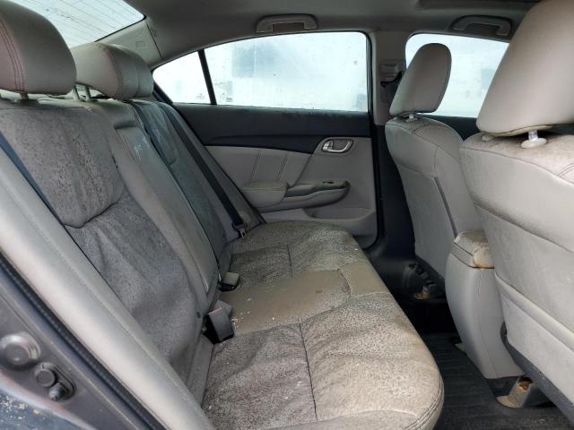 2HGFB2F9XDH541162 - 2013 HONDA CIVIC EXL ნაცრისფერი ფოტო 10