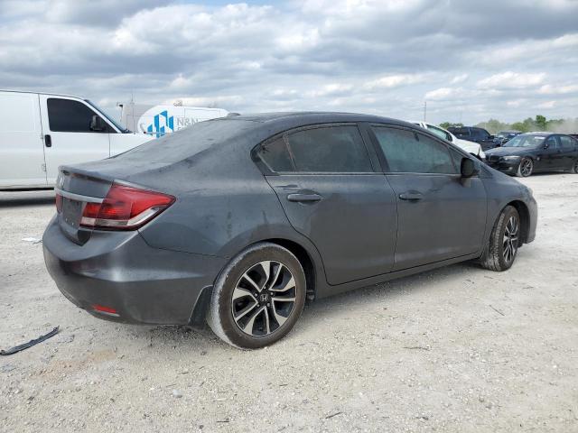 2HGFB2F9XDH541162 - 2013 HONDA CIVIC EXL ნაცრისფერი ფოტო 3