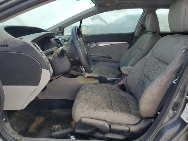 2HGFB2F9XDH541162 - 2013 HONDA CIVIC EXL ნაცრისფერი ფოტო 7