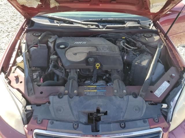 2G1WU581569140268 - 2006 CHEVROLET IMPALA LTZ RED photo 11