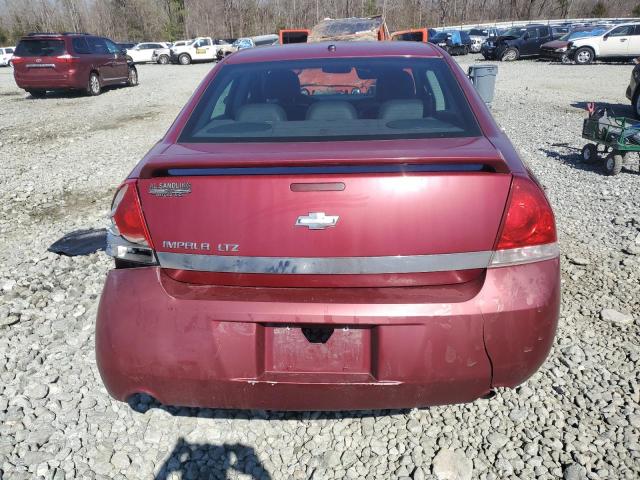 2G1WU581569140268 - 2006 CHEVROLET IMPALA LTZ RED photo 6