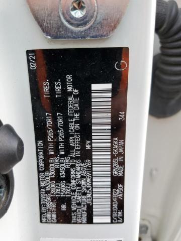 JTEMU5JR9M5911769 - 2021 TOYOTA 4RUNNER SR5/SR5 PREMIUM 白色 照片 14
