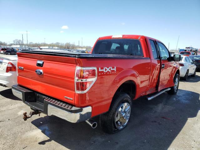 1FTFX1EF0DFA60940 - 2013 FORD F150 SUPER CAB RED photo 3