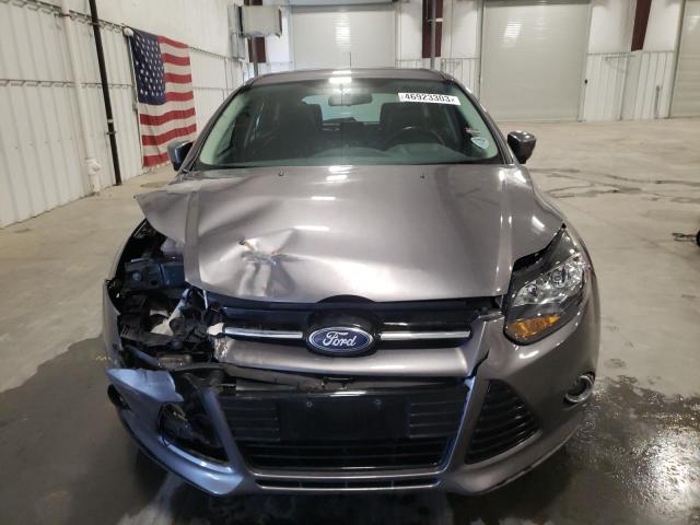 1FADP3N23DL277115 - 2013 FORD FOCUS TITANIUM GRAY photo 5