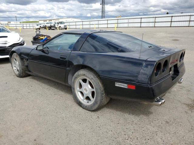 1G1YY0781F5118327 - 1985 CHEVROLET CORVETTE BLACK photo 2