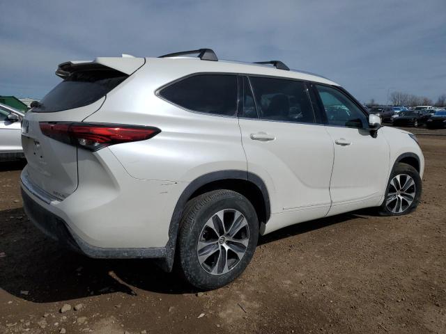 5TDHZRBH8LS048346 - 2020 TOYOTA HIGHLANDER XLE 白色 照片 3