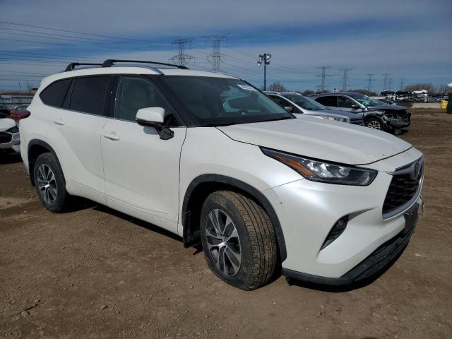 5TDHZRBH8LS048346 - 2020 TOYOTA HIGHLANDER XLE 白色 照片 4