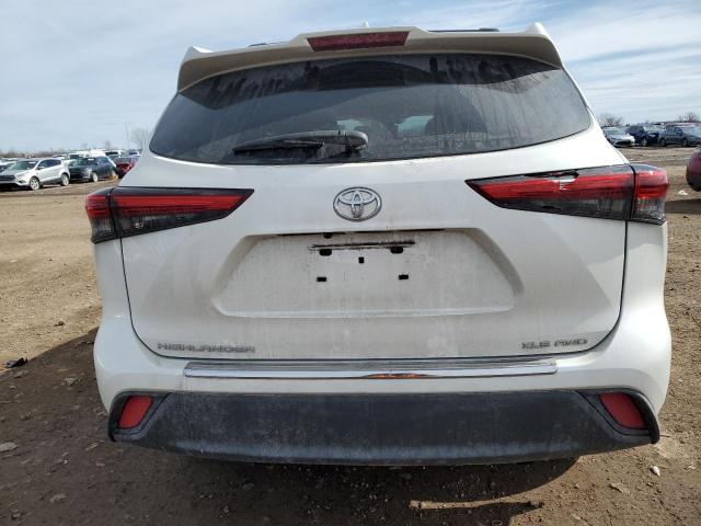 5TDHZRBH8LS048346 - 2020 TOYOTA HIGHLANDER XLE 白色 照片 6