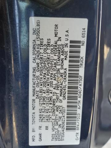 5TEUU42N36Z147007 - 2006 TOYOTA TACOMA ACCESS CAB BLUE photo 12