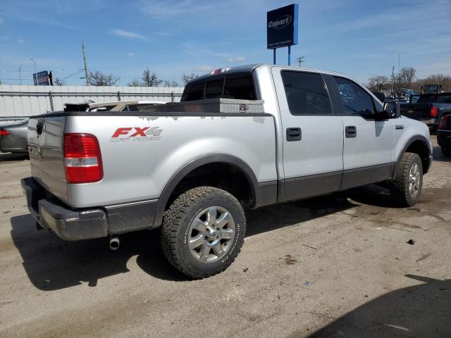 1FTPW14525FA75165 - 2005 FORD F150 SUPERCREW SILVER photo 3