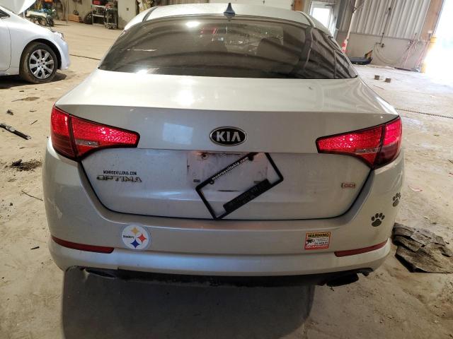 5XXGM4A74DG138358 - 2013 KIA OPTIMA LX SILVER photo 6