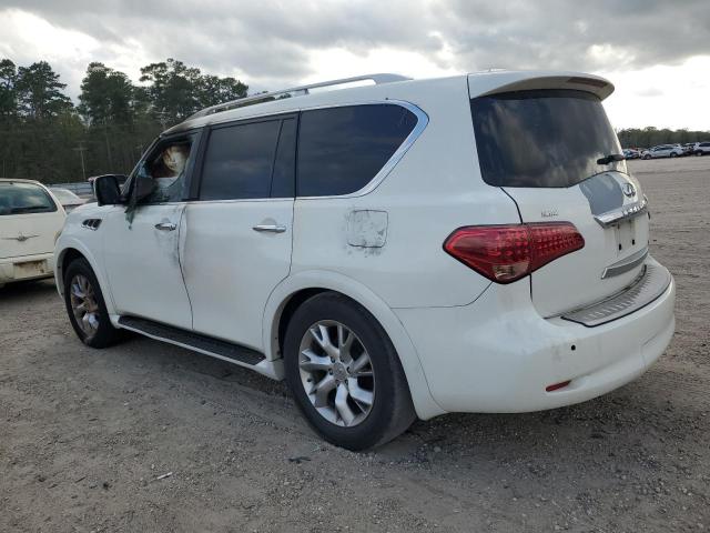 JN8AZ2NF1B9503154 - 2011 INFINITI QX56 WHITE photo 2