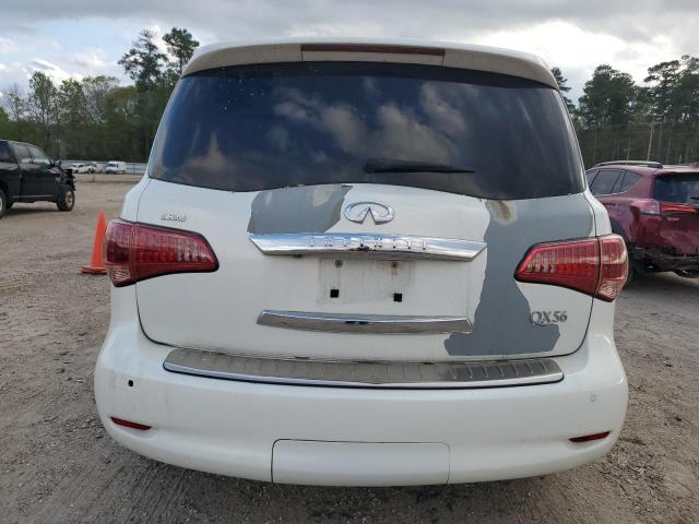 JN8AZ2NF1B9503154 - 2011 INFINITI QX56 WHITE photo 6