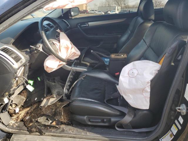 1HGCM82605A005591 - 2005 HONDA ACCORD EX BLACK photo 7