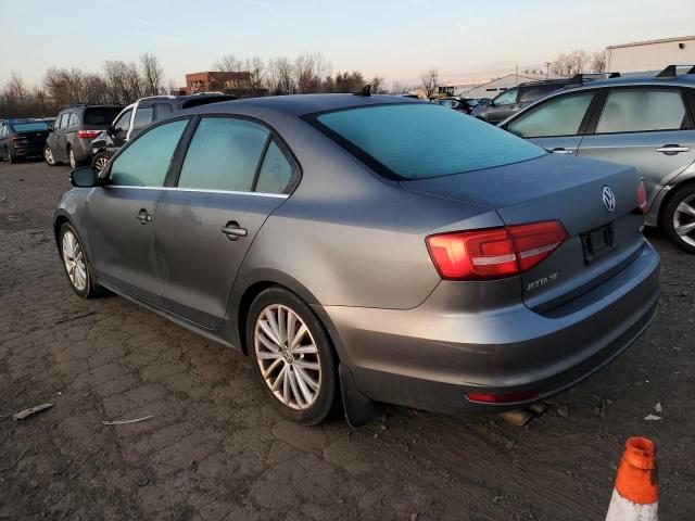 3VWD17AJ2FM402121 - 2015 VOLKSWAGEN JETTA SE GRAY photo 2