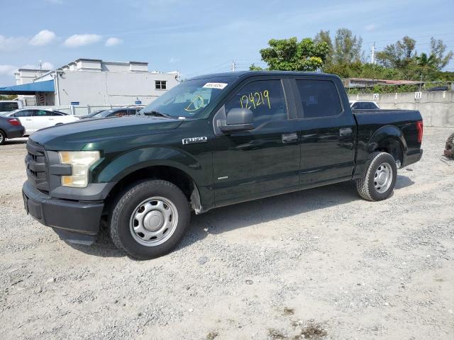 1FTEW1CP6GFD01575 - 2016 FORD F150 SUPERCREW GREEN photo 1