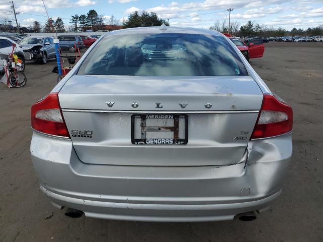 YV1992AH6A1123613 - 2010 VOLVO S80 T6 SILVER photo 6