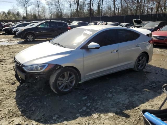 5NPD84LF7JH300267 - 2018 HYUNDAI ELANTRA SEL SILVER photo 1