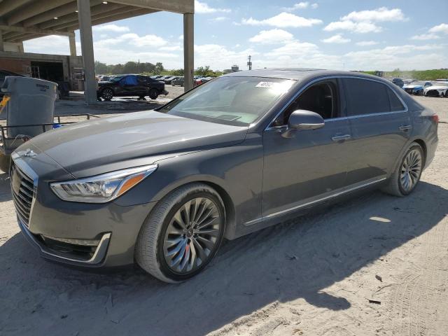 KMHG54JH9HU027757 - 2017 GENESIS G90 ULTIMATE GRAY photo 1