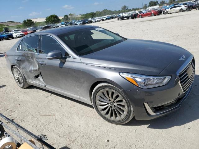 KMHG54JH9HU027757 - 2017 GENESIS G90 ULTIMATE GRAY photo 4