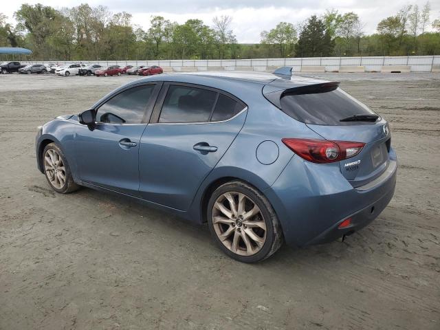 JM1BM1M38E1190932 - 2014 MAZDA 3 GRAND TOURING BLUE photo 2