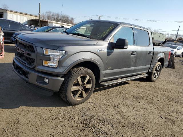 1FTEW1EP6GFB90295 - 2016 FORD F150 SUPERCREW GRAY photo 1