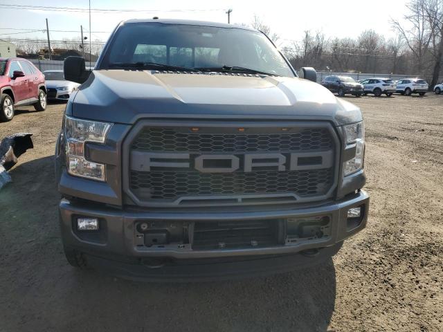 1FTEW1EP6GFB90295 - 2016 FORD F150 SUPERCREW GRAY photo 5