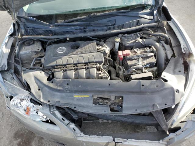 3N1AB7APXEY226887 - 2014 NISSAN SENTRA S SILVER photo 11