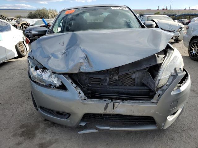 3N1AB7APXEY226887 - 2014 NISSAN SENTRA S SILVER photo 5