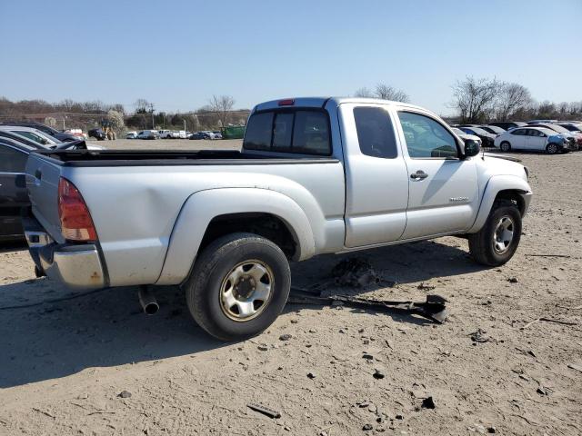 5TEUU42N15Z062634 - 2005 TOYOTA TACOMA ACCESS CAB SILVER photo 3