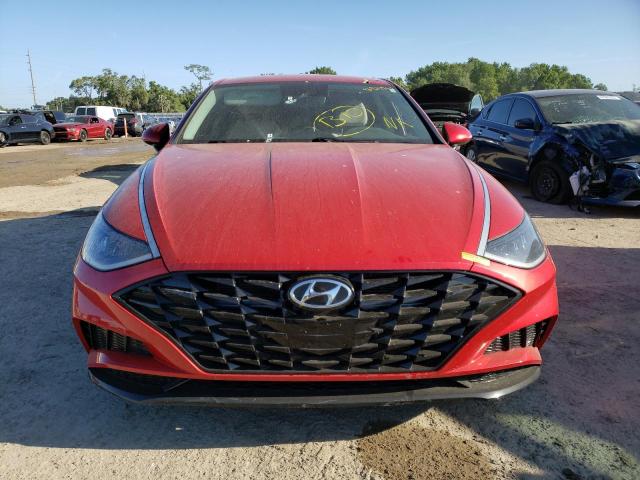 KMHL64JAXMA146167 - 2021 HYUNDAI SONATA SEL RED photo 5