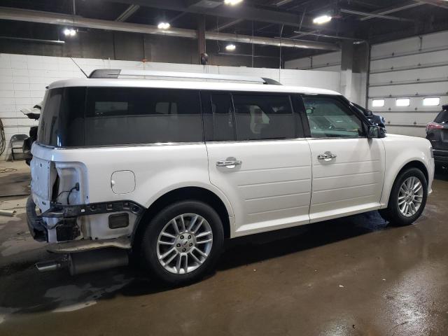 2FMHK6C82KBA15484 - 2019 FORD FLEX SEL WHITE photo 3