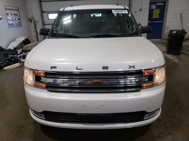 2FMHK6C82KBA15484 - 2019 FORD FLEX SEL WHITE photo 5