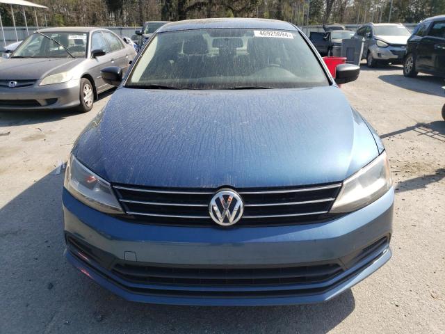 3VWD17AJ7FM259263 - 2015 VOLKSWAGEN JETTA SE BLUE photo 5