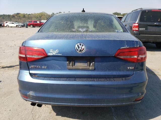 3VWD17AJ7FM259263 - 2015 VOLKSWAGEN JETTA SE BLUE photo 6