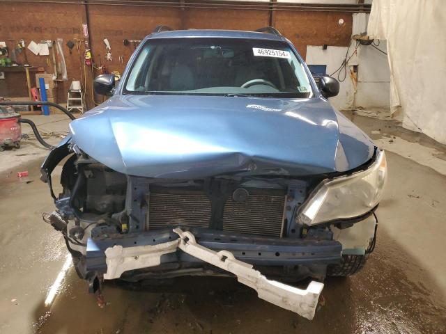 JF2SH6BCXAH796756 - 2010 SUBARU FORESTER XS Mavi foto 5