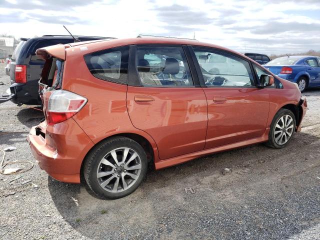 JHMGE8G52CC015388 - 2012 HONDA FIT SPORT ORANGE photo 3