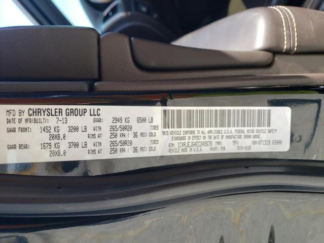 1C4RJEJG4EC245676 - 2014 JEEP GRAND CHER SUMMIT 黑色 照片 13