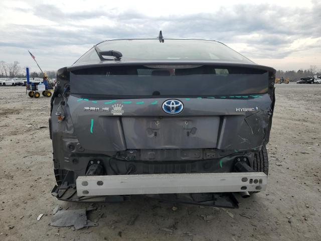 JTDKBRFU7G3010065 - 2016 TOYOTA PRIUS CHARCOAL photo 6