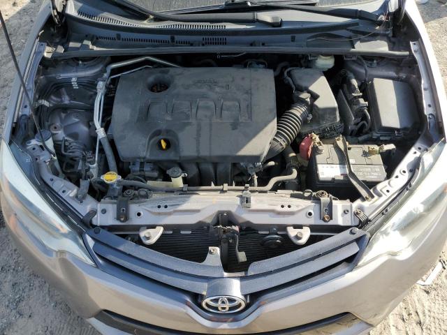 5YFBURHEXFP346296 - 2015 TOYOTA COROLLA L SILVER photo 11