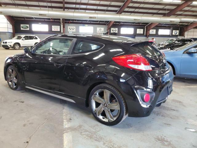 KMHTC6AEXEU200512 - 2014 HYUNDAI VELOSTER TURBO BLACK photo 2