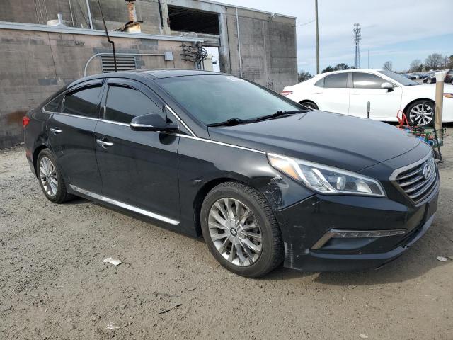 5NPE34AFXFH235122 - 2015 HYUNDAI SONATA SPORT BLACK photo 4