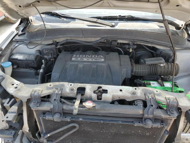 5FNYF18537B009777 - 2007 HONDA PILOT EXL SILVER photo 12