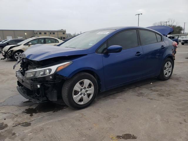 3KPFL4A73HE115408 - 2017 KIA FORTE LX BLUE photo 1