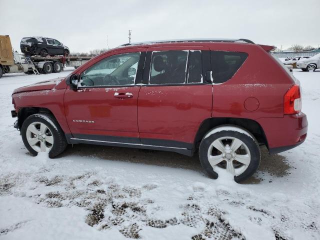 1C4NJCAB1CD649629 - 2012 JEEP COMPASS RED photo 2