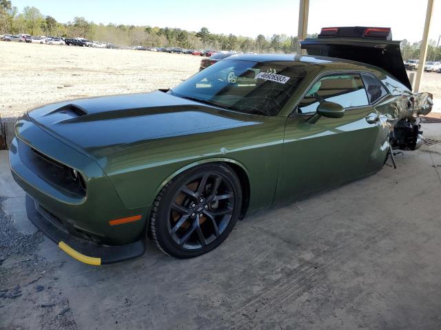 2C3CDZJGXMH672753 - 2021 DODGE CHALLENGER GT GREEN photo 1