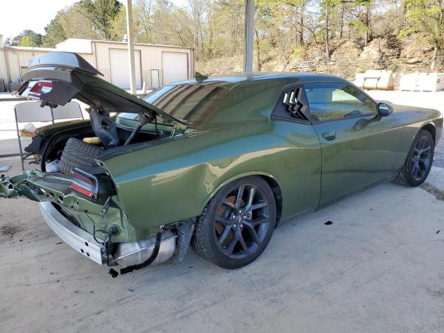 2C3CDZJGXMH672753 - 2021 DODGE CHALLENGER GT GREEN photo 3